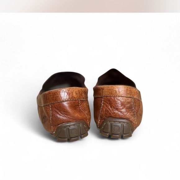 |Born| Brown Tan Leather Pull-on Loafers Men's Size 10.5 Very Comfortable - Picture 4 of 8